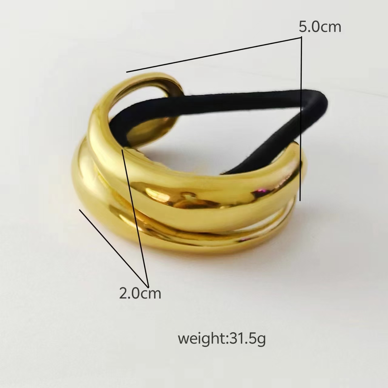 Stainless steel hairaccessories Cuff CHH-1802