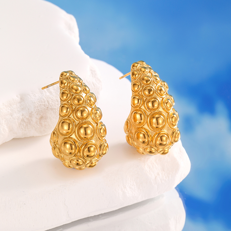Ivanda Stainless exaggerated drop earrings YHTSE-2501902