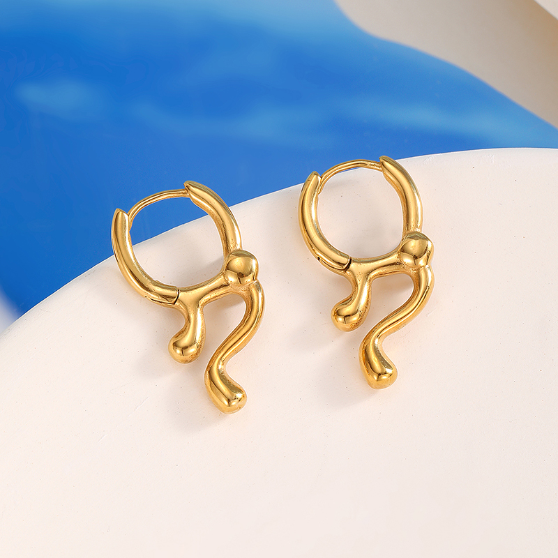Ivanda Stainless geometric earrings YHTSE-2501555