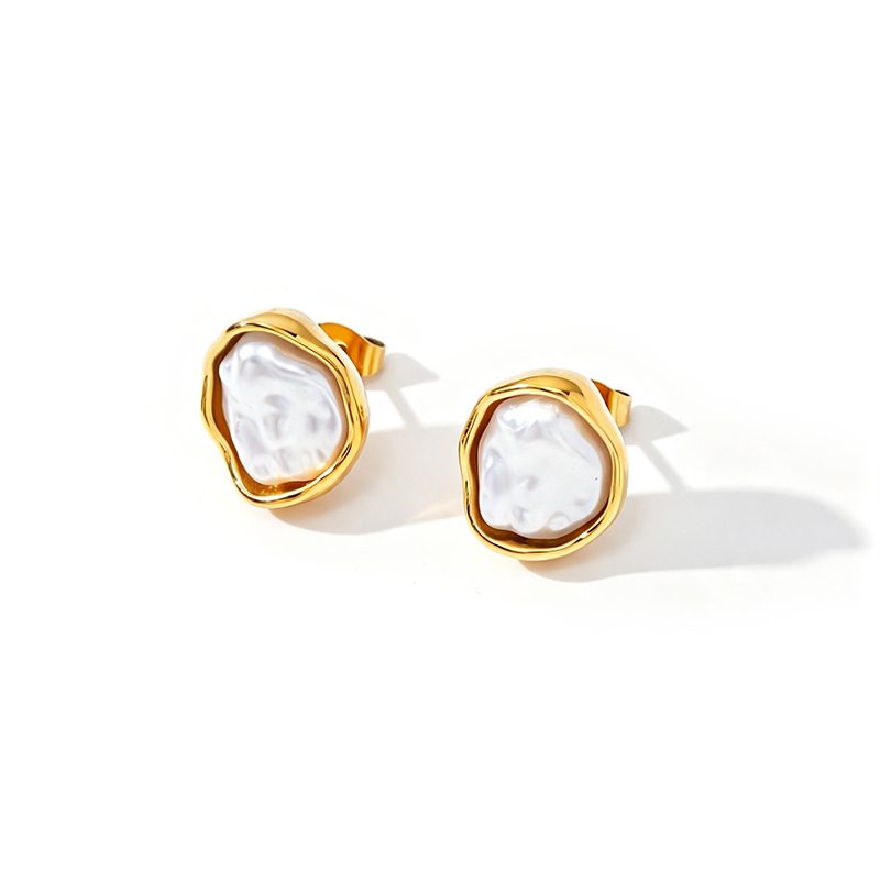 Ivanda Gold Charm Earrings Stainless Steel YHTSE-260526 Ivanda Gold Charm Earrings Stainless Steel YHTSE-260526 - view 4