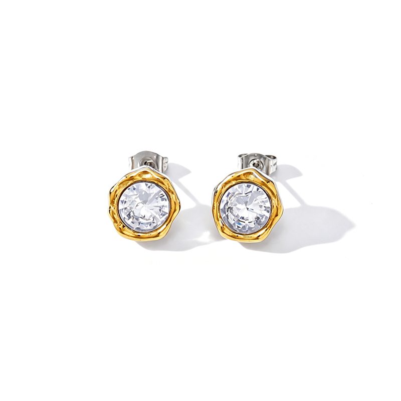 Ivanda Gold Hoop Earrings Stainless Steel YHTSE-260518 Ivanda Gold Hoop Earrings Stainless Steel YHTSE-260518 - view 4