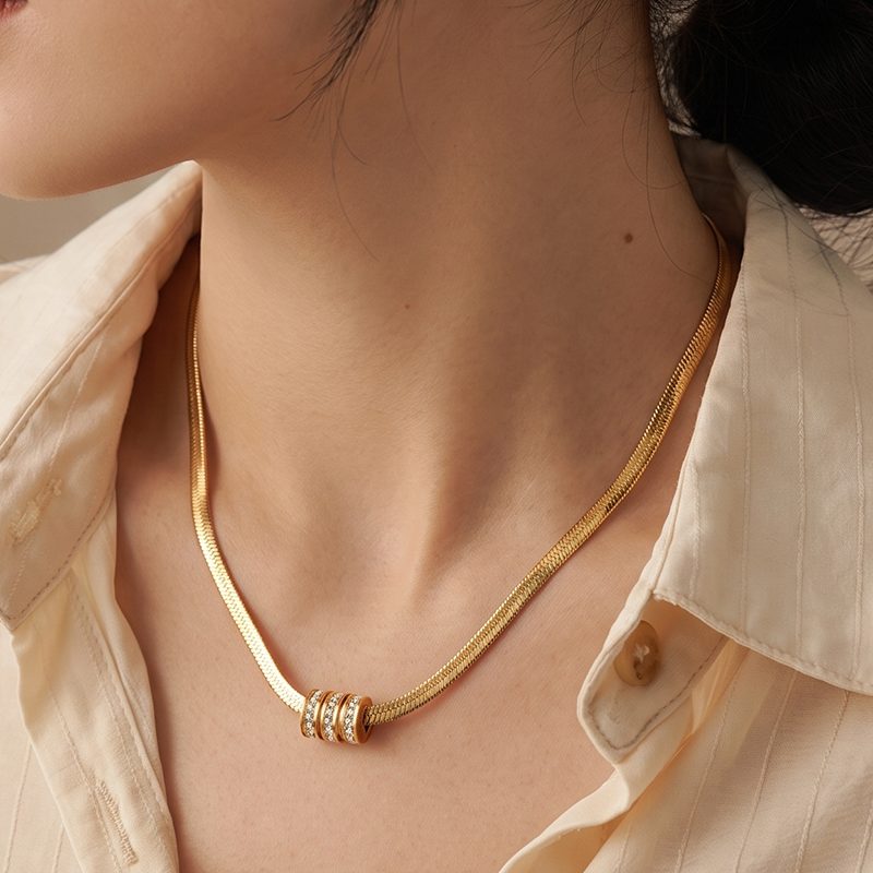 Ivanda Gold Stainless Steel Pendant Necklace YHTSN-260503 Ivanda Gold Stainless Steel Pendant Necklace YHTSN-260503 - view 5