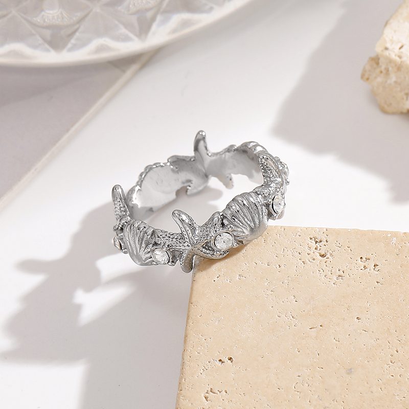 Ivanda Gold Stainless Steel Ring YHTSR-260504 - view 5