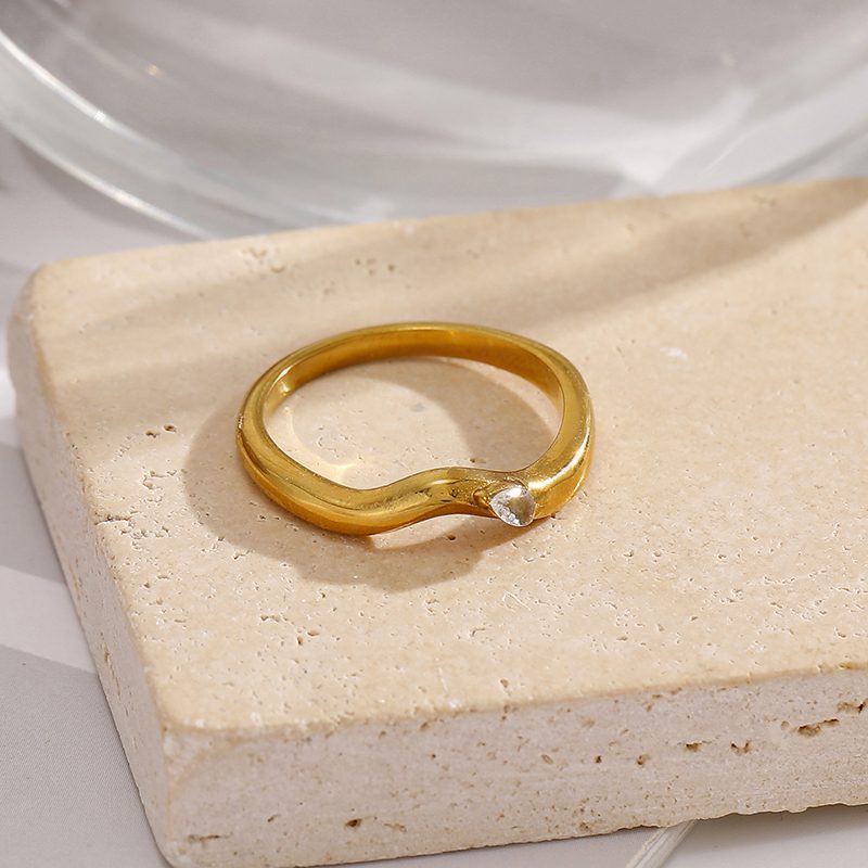 Ivanda Gold August Ring Stainless Steel YHTSR-260813 - view 5
