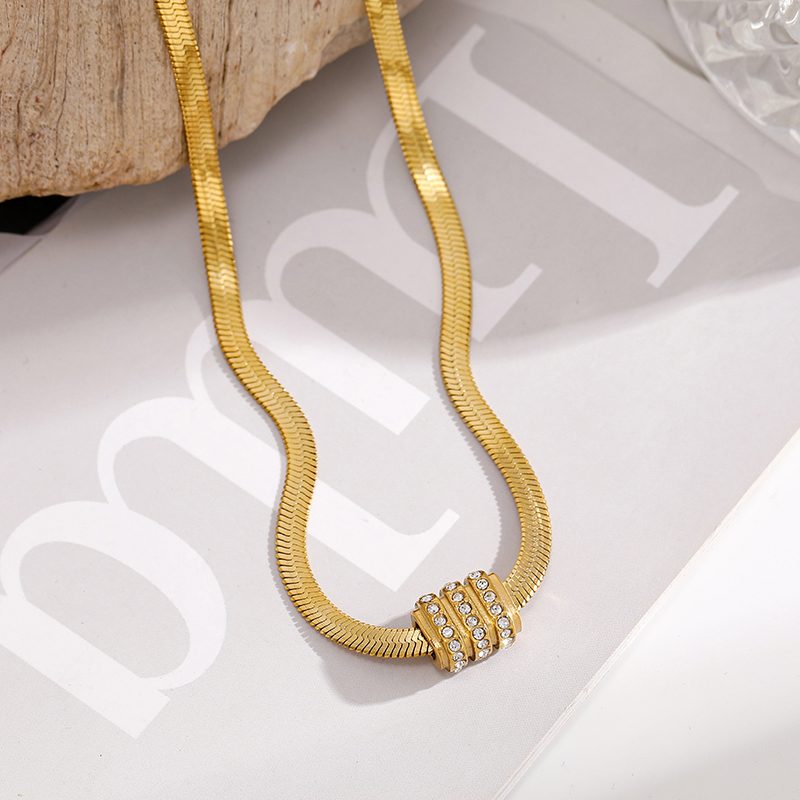 Ivanda Gold Stainless Steel Pendant Necklace YHTSN-260503 Ivanda Gold Stainless Steel Pendant Necklace YHTSN-260503 - view 3