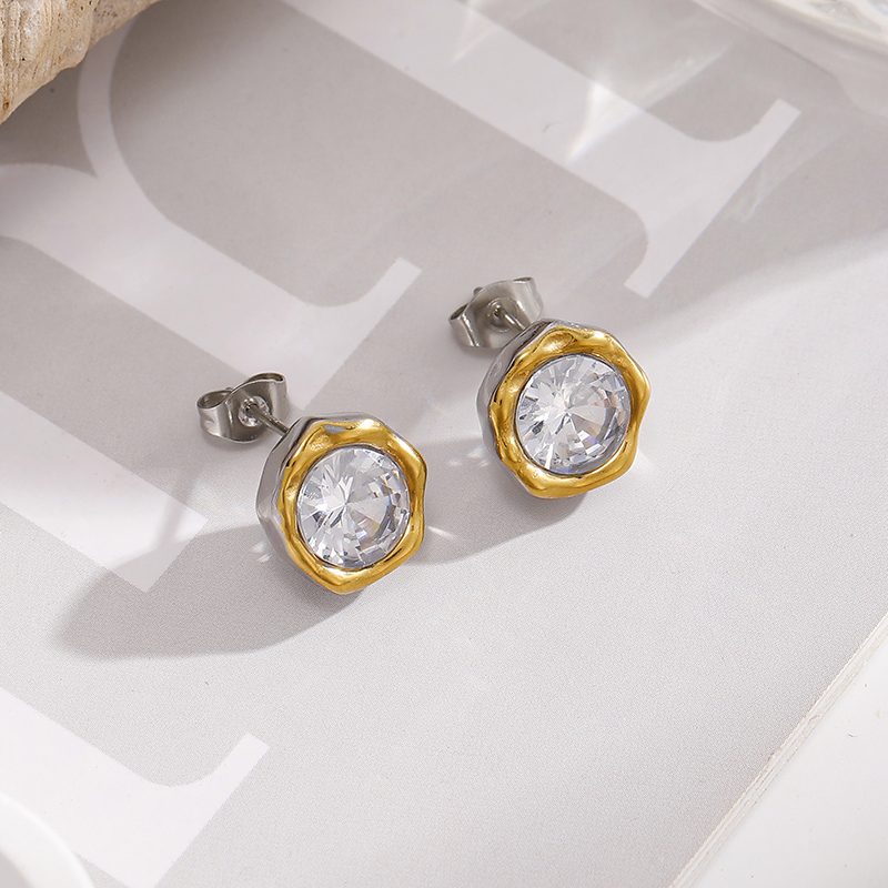 Ivanda Gold Hoop Earrings Stainless Steel YHTSE-260518 Ivanda Gold Hoop Earrings Stainless Steel YHTSE-260518 - view 3