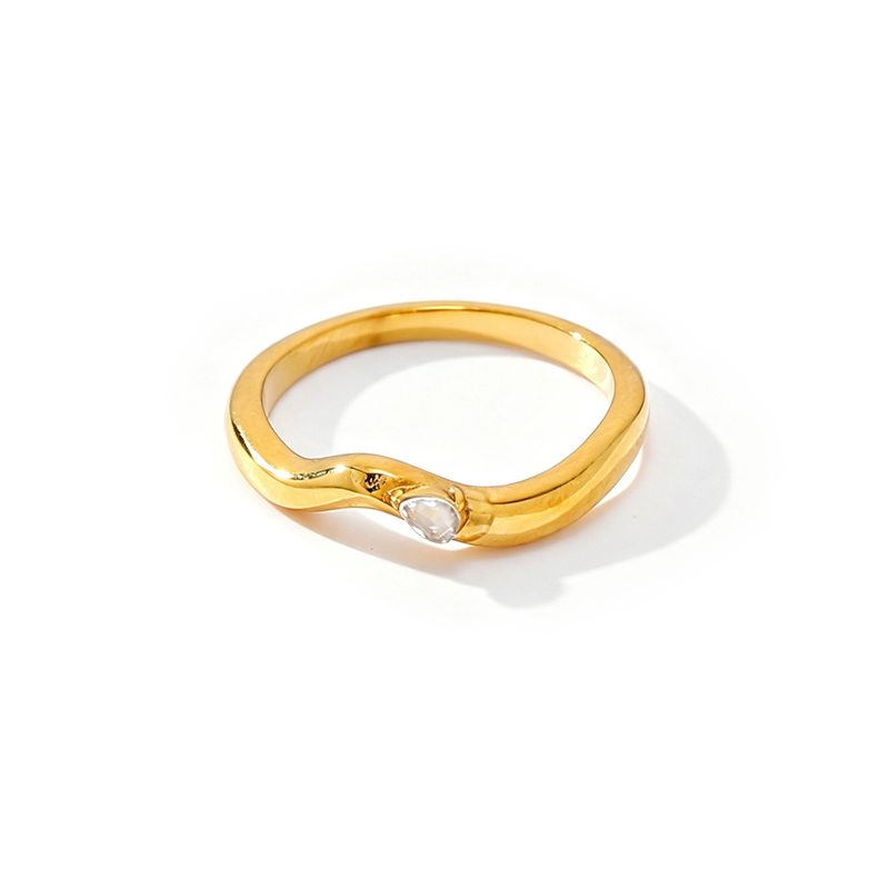 Ivanda Gold August Ring Stainless Steel YHTSR-260813 - view 2