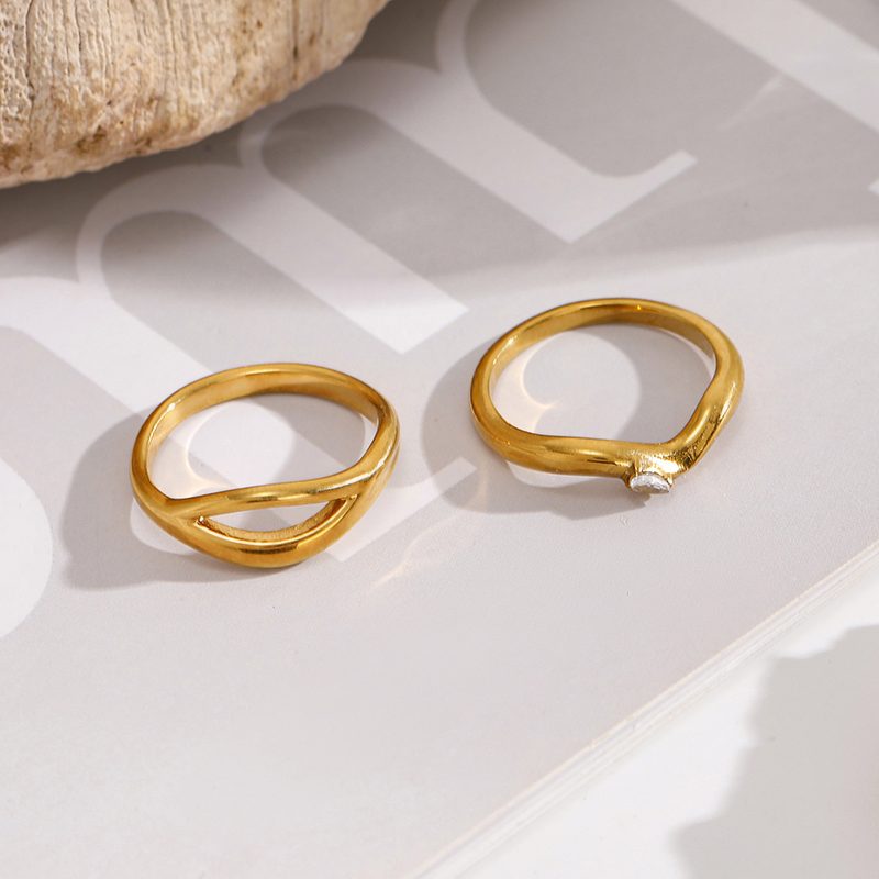 Ivanda Gold August Ring Stainless Steel YHTSR-260813 - view 4