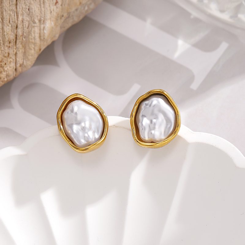 Ivanda Gold Charm Earrings Stainless Steel YHTSE-260526 Ivanda Gold Charm Earrings Stainless Steel YHTSE-260526 - view 3