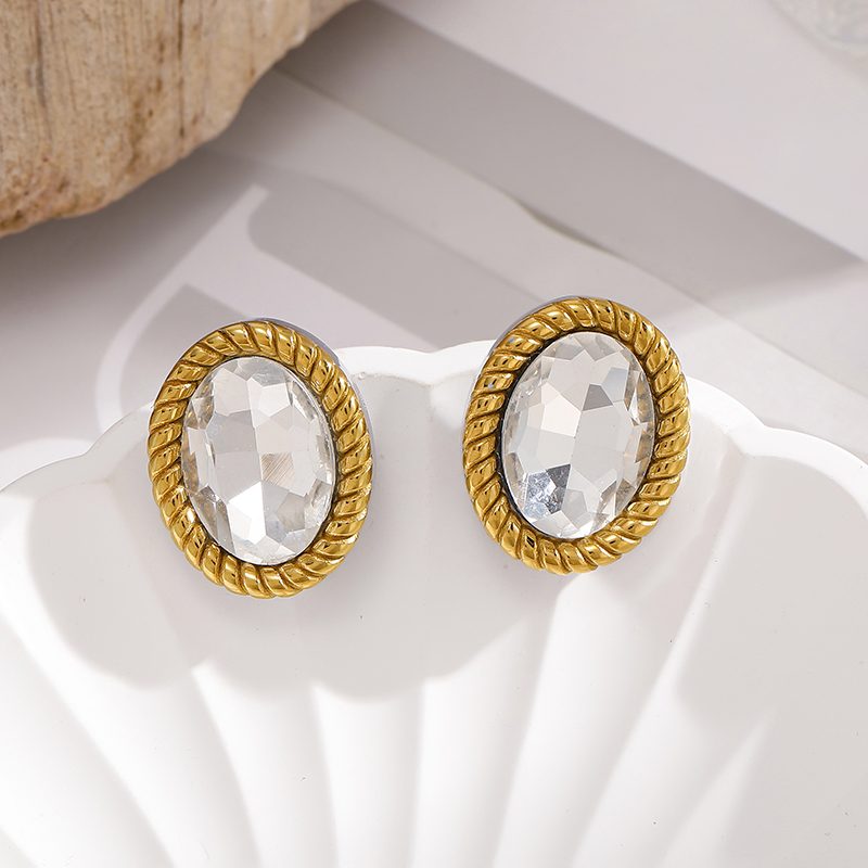 Ivanda Chunky Geometric Drop Earrings Gold YHTSE-260502 Ivanda Chunky Geometric Drop Earrings Gold YHTSE-260502 - view 6