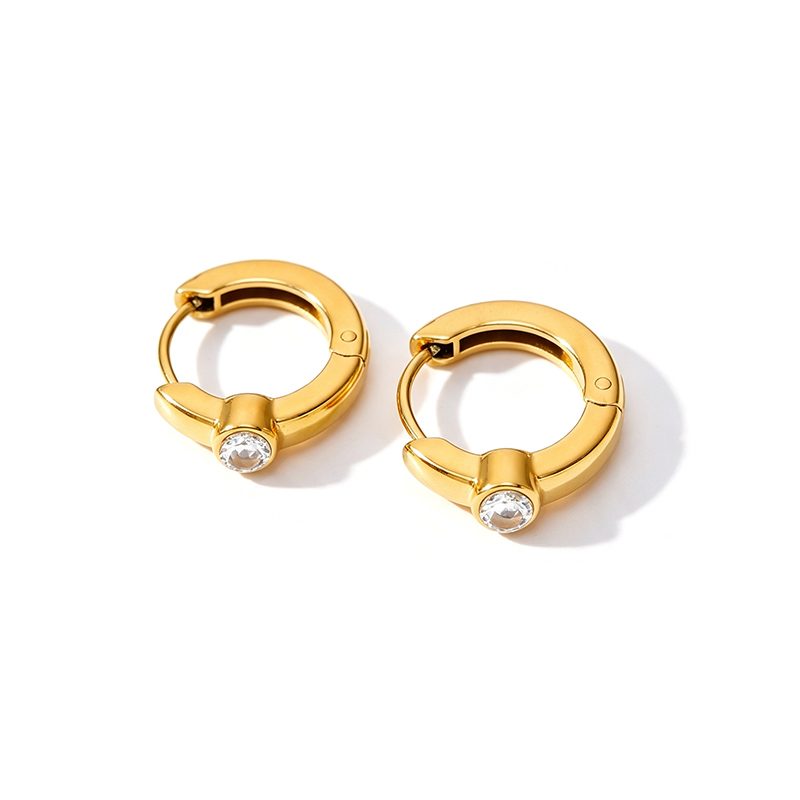 Ivanda Gold Accent Earrings Stainless Steel YHTSE-260534 Ivanda Gold Accent Earrings Stainless Steel YHTSE-260534 - view 4