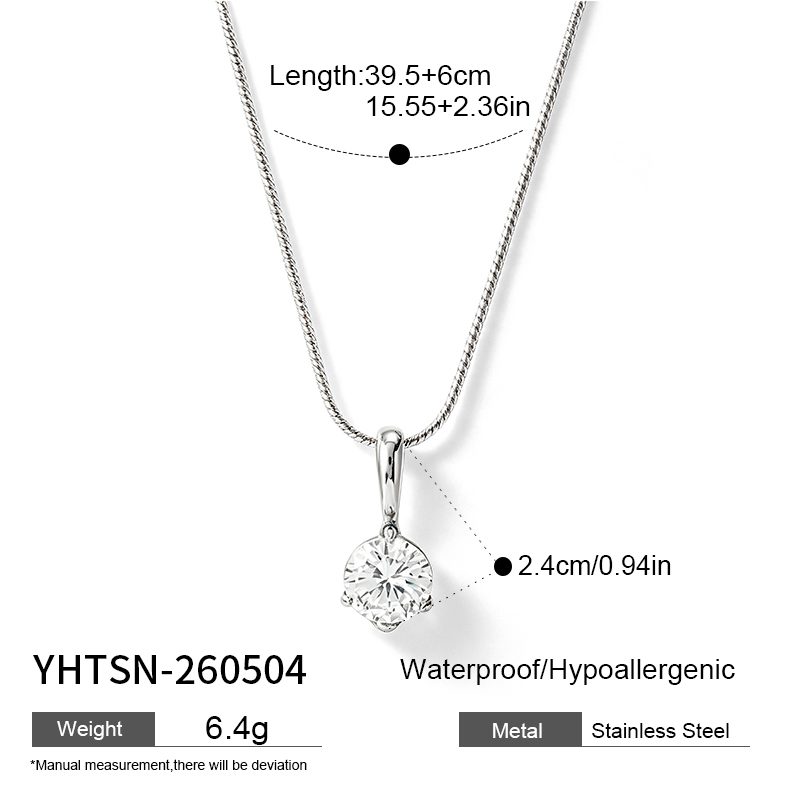 Ivanda Gold Stainless Steel Pendant Necklace YHTSN-260504 - view 1