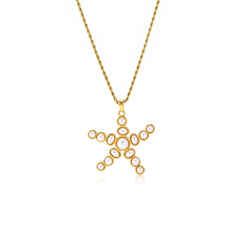 Ivanda Gold Stainless Steel Necklace YHTSN-260806 - view 2