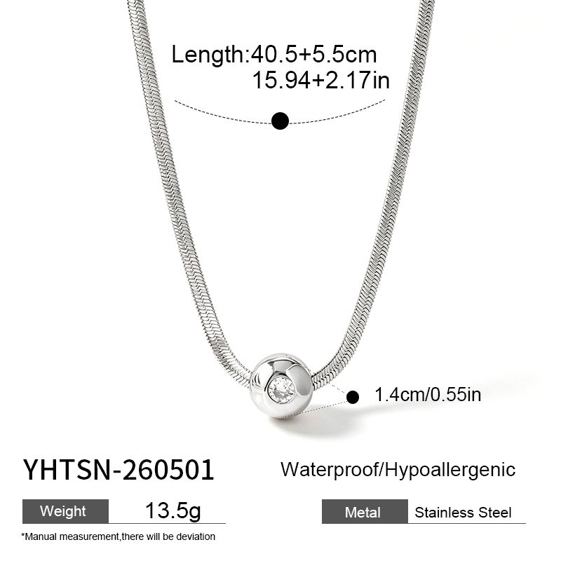 Ivanda Gold Stainless Steel Pendant Necklace YHTSN-260501 Ivanda Gold Stainless Steel Pendant Necklace YHTSN-260501 - view 1