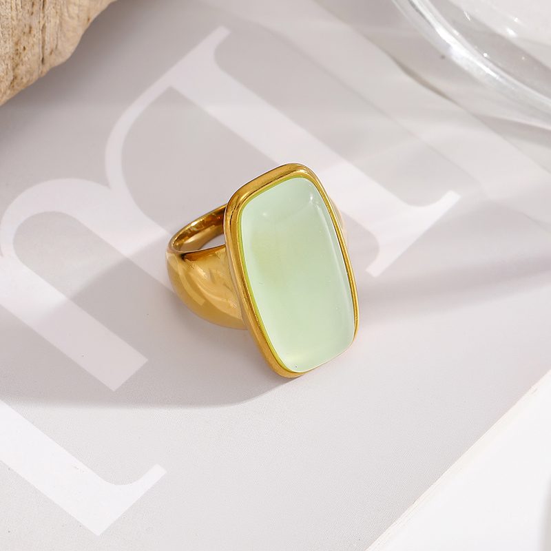 Ivanda Tiger's Eye Statement Ring Gold Stainless Steel CH2602992-5 Ivanda Tiger's Eye Statement Ring Gold Stainless Steel CH2602992-5 - view 4
