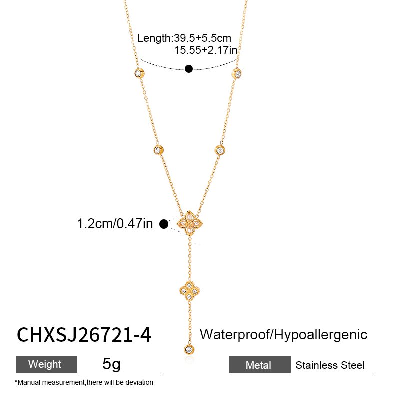 Ivanda Star Charm Necklace Gold Stainless Steel CHXSJ26721-4 Ivanda Star Charm Necklace Gold Stainless Steel CHXSJ26721-4 - view 1