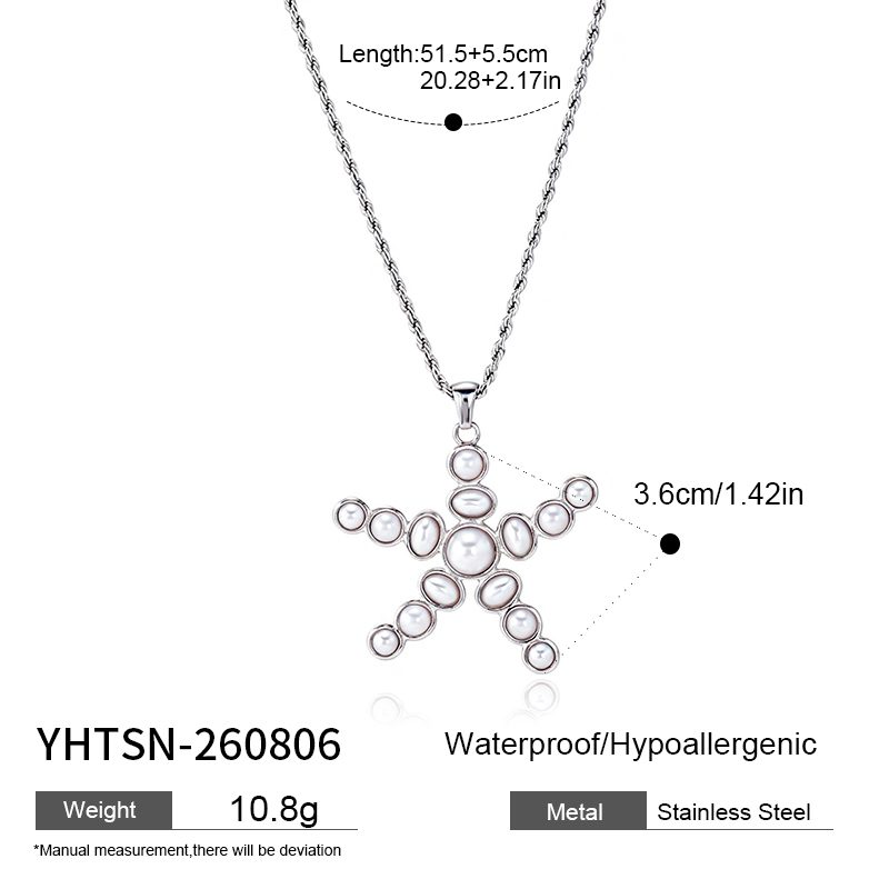 Ivanda Gold Stainless Steel Necklace YHTSN-260806 - view 1