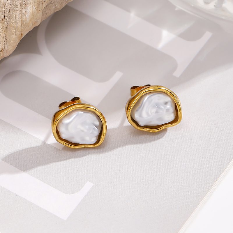 Ivanda Gold Charm Earrings Stainless Steel YHTSE-260526 Ivanda Gold Charm Earrings Stainless Steel YHTSE-260526 - view 2