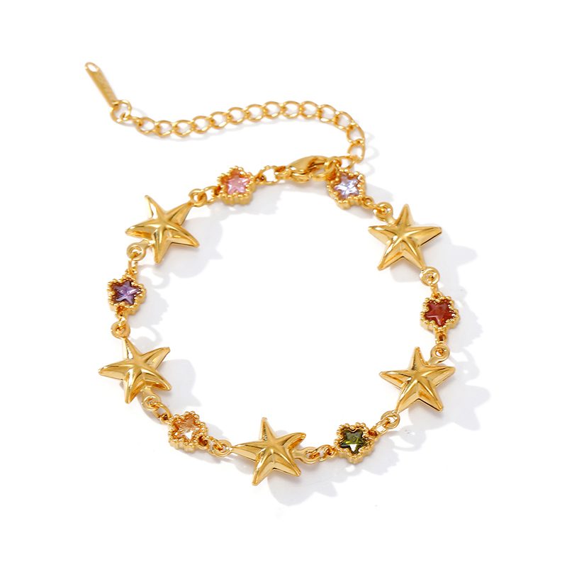 Ivanda Gold Charm Bracelet Butterfly Coin Heart CH1190 - view 6