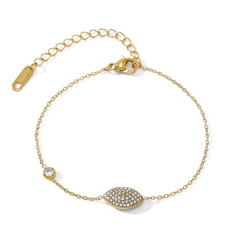 Ivanda Pavé Heart Bracelet Delicate Gold CHZRK616-18 - view 4