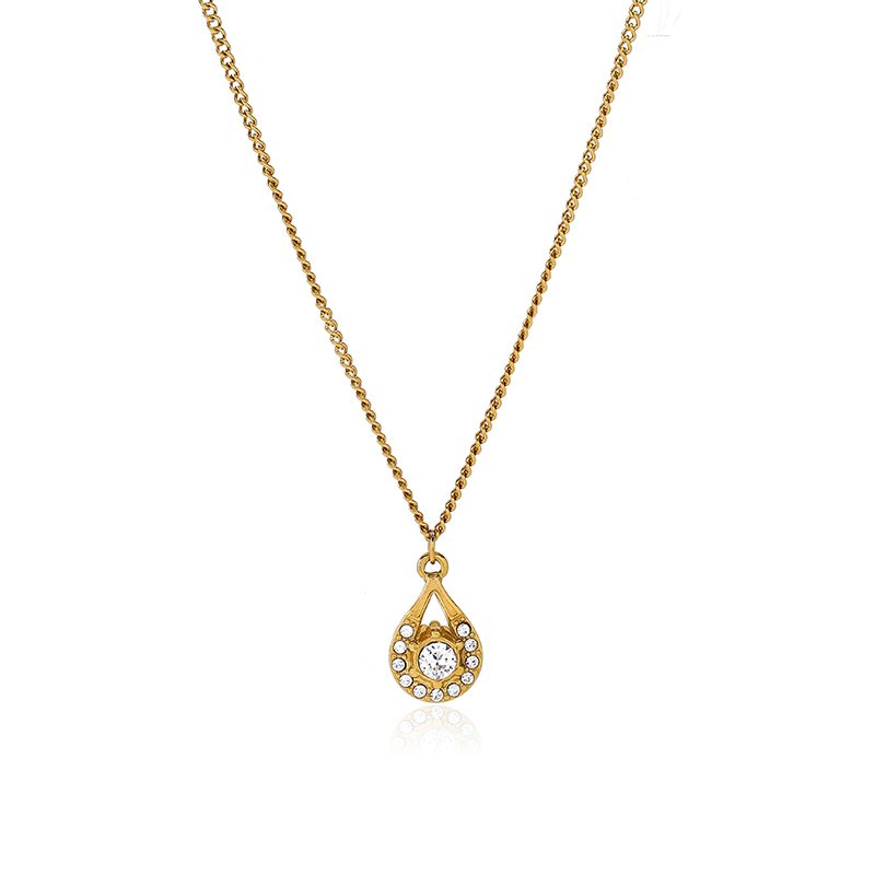 Ivanda Bow Pendant Necklace Pearl Drop Gold YHWM-N251201 Ivanda Bow Pendant Necklace Pearl Drop Gold YHWM-N251201 - view 6