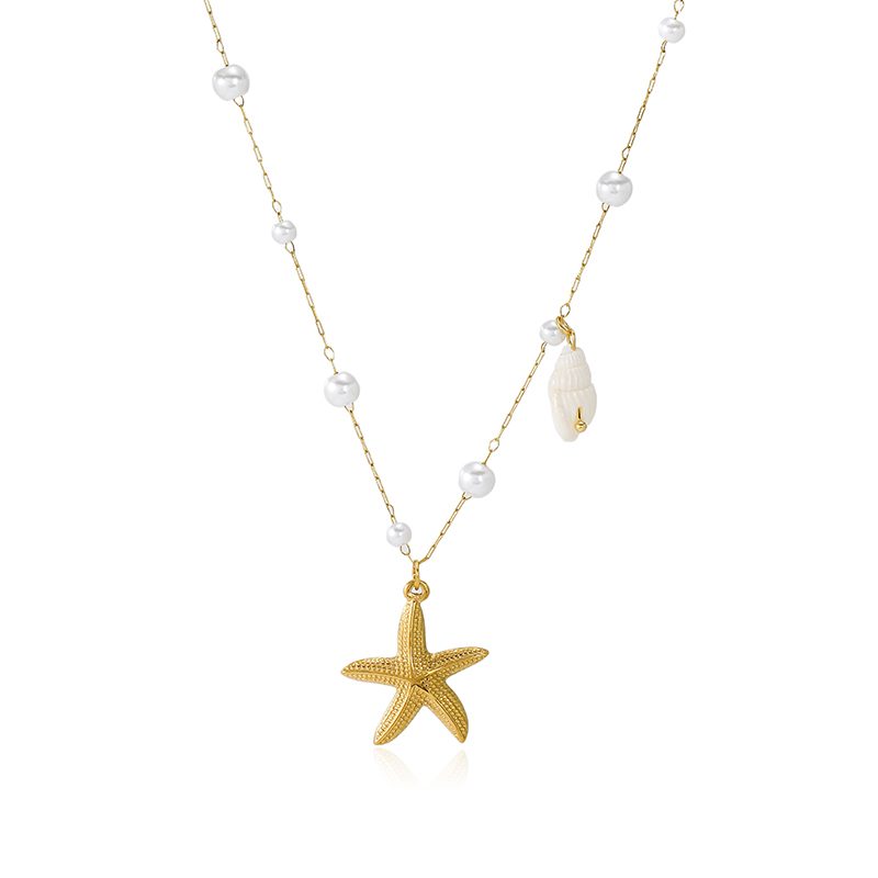 Ivanda Cube Crystal Station Necklace Long Gold CHZRK616-9 - view 4