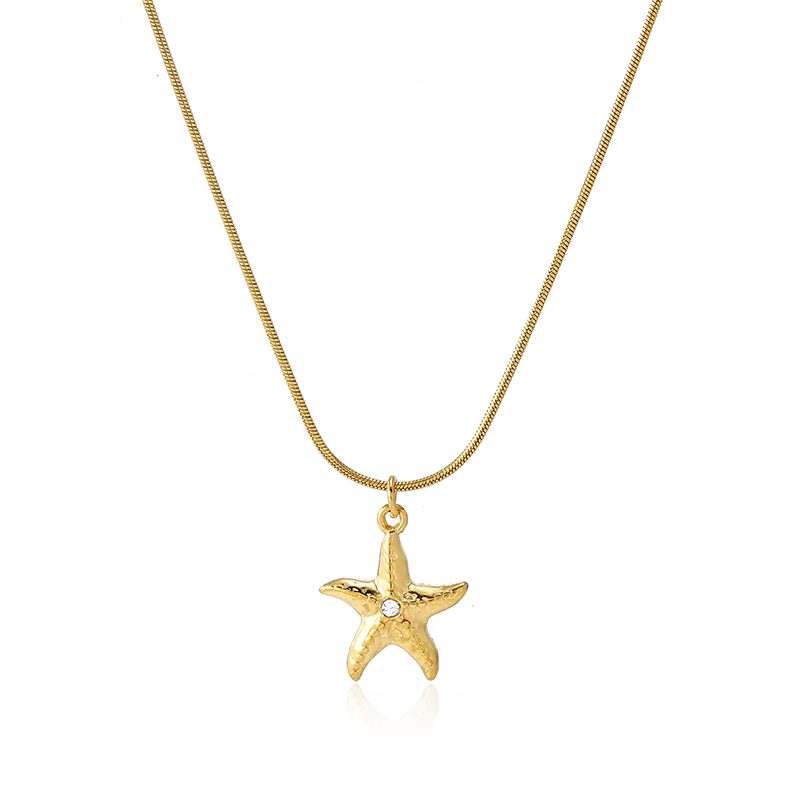 Ivanda Dolphin Pendant Necklace Gold Snake Chain CHZRK616-30 - view 6