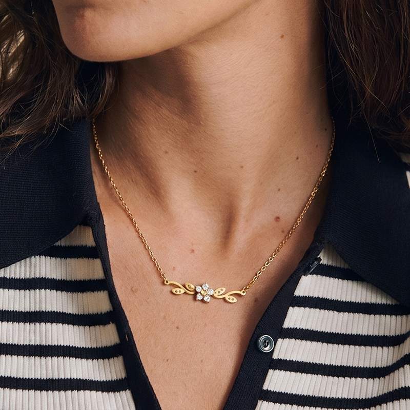 Ivanda Pearl Coin Toggle Necklace PVD 18K Gold Plated Stainless Steel CHXM-1960-J Ivanda Pearl Coin Toggle Necklace PVD 18K Gold Plated Stainless Steel CHXM-1960-J - view 3