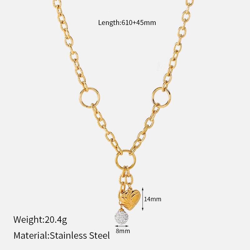 Ivanda Maple Leaf Ring Chain Necklace CHOFXL-0590-J - view 4