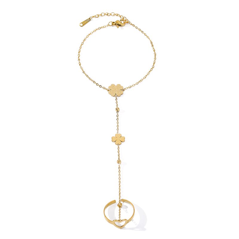 Ivanda Pearl Flower Bracelet Gold CHOFS-0330-J-W Ivanda Pearl Flower Bracelet Gold CHOFS-0330-J-W - view 5