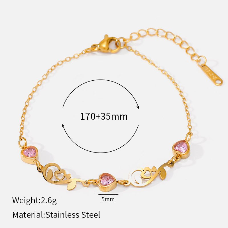 Ivanda Butterfly Wreath Bracelet Gold CHSM-1060-J - view 5