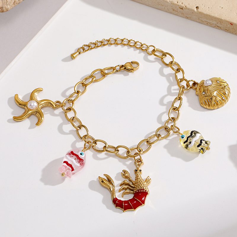 Ivanda Turquoise Turtle Bracelet Gold CHSL01171-1 - view 6